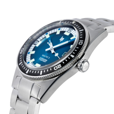 Nautic 3 Automatique 7e Continent 39 mm, vue cadran