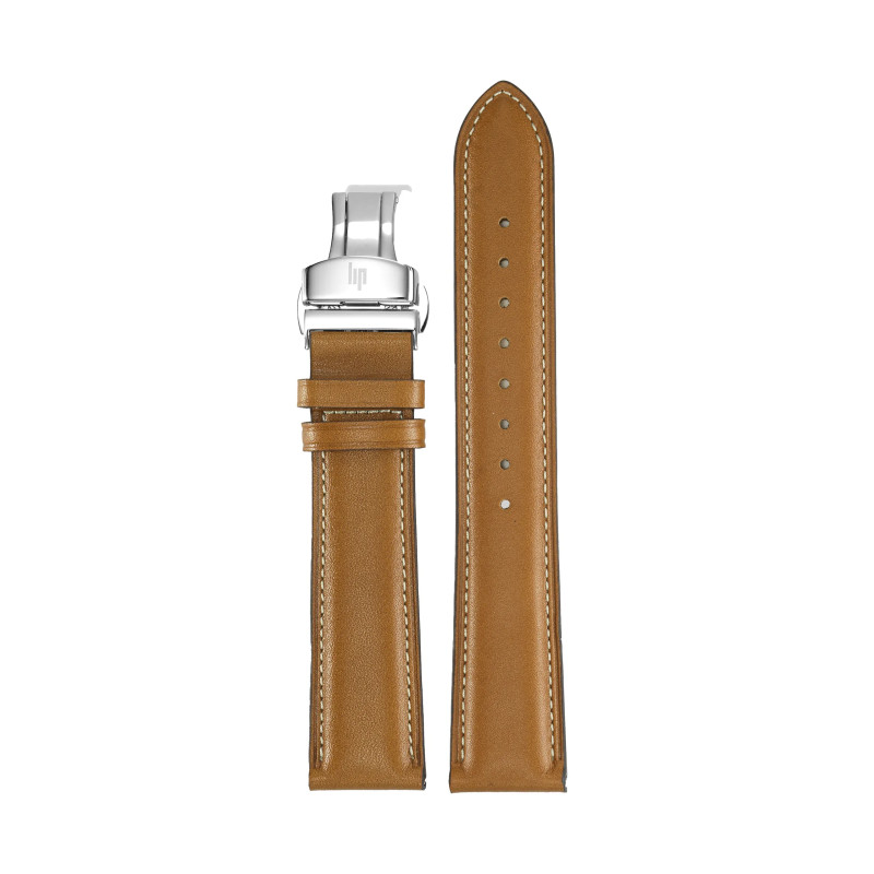 BRACELET LIP 20MM CAMEL LISSE AVEC BD 675421