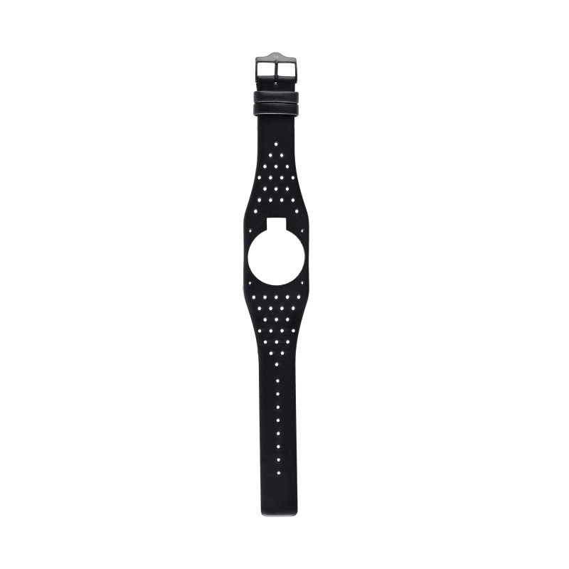 Montre LIP - BRACELET  BIG TV NOIR PERFORE