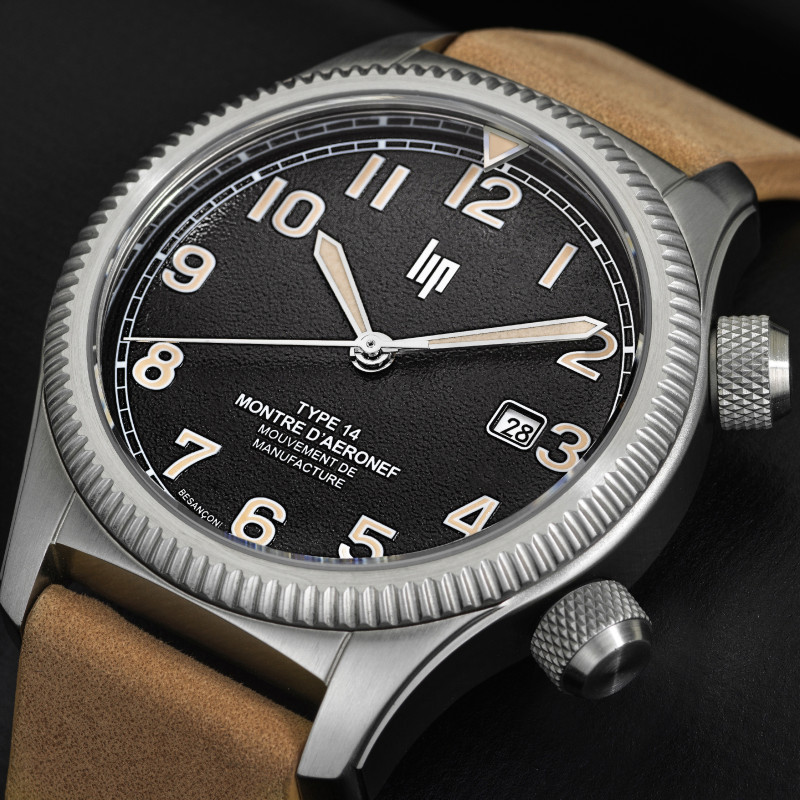 Montre LIP Type 14 Automatique 41 mm - Héritage aéronautique français Montre LIP Type 14 Automatique 41 mm - Héritage aéronautique français