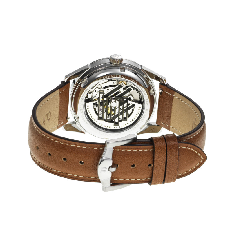 Montre LIP Annapurna classique automatique bracelet cuir marron Montre LIP Annapurna classique automatique bracelet cuir marron
