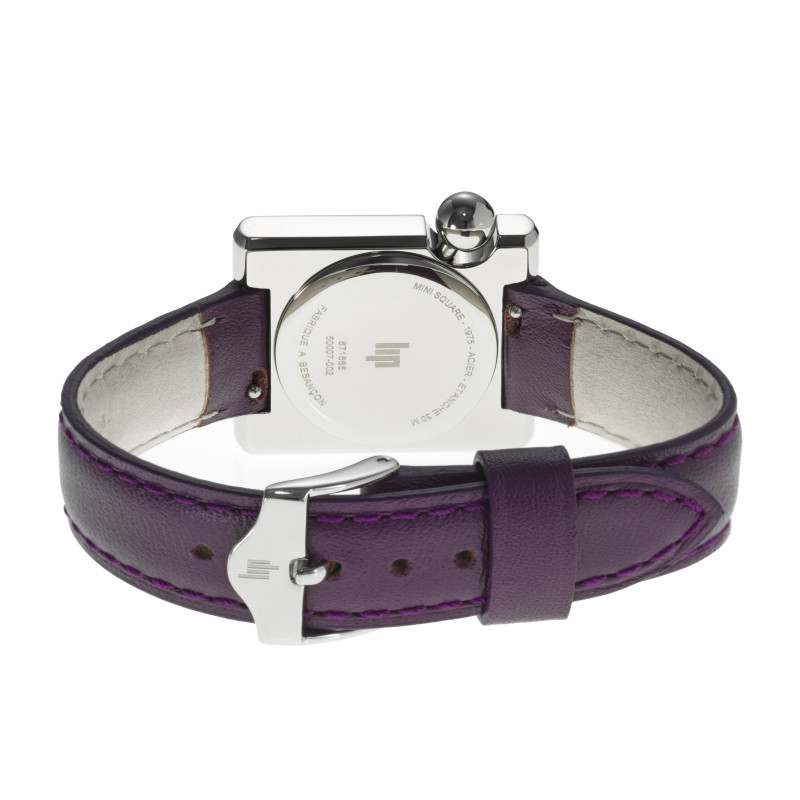 MONTRE FEMME LIP CARRÉE MACH 2000 MINI SQUARE VIOLETTE MONTRE FEMME LIP CARRÉE MACH 2000 MINI SQUARE VIOLETTE