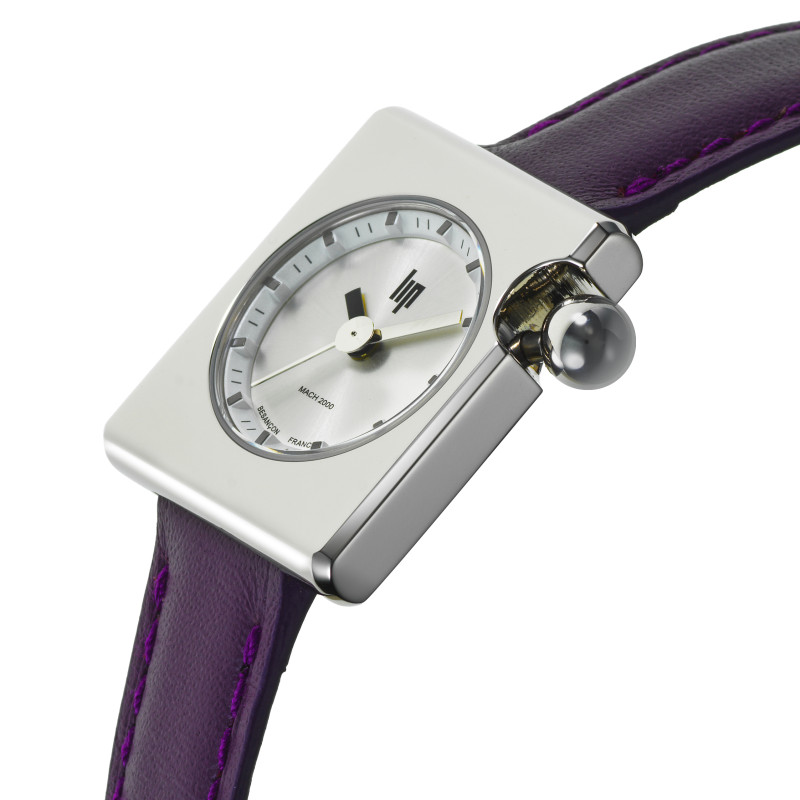 MONTRE FEMME LIP CARRÉE MACH 2000 MINI SQUARE VIOLETTE MONTRE FEMME LIP CARRÉE MACH 2000 MINI SQUARE VIOLETTE