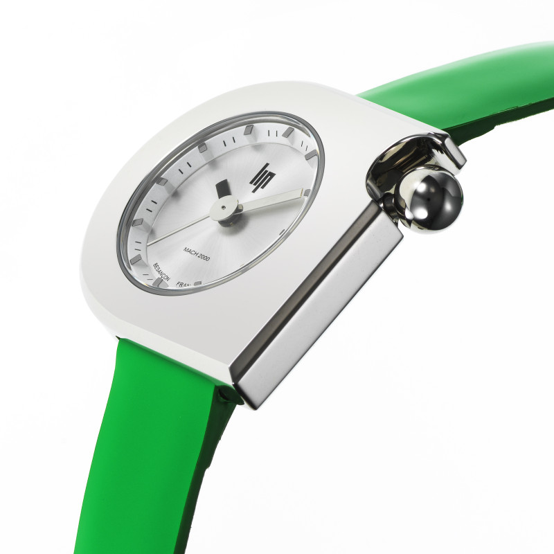 MONTRE FEMME LIP MACH 2000 MINI MOON VERTE MONTRE FEMME LIP MACH 2000 MINI MOON VERTE