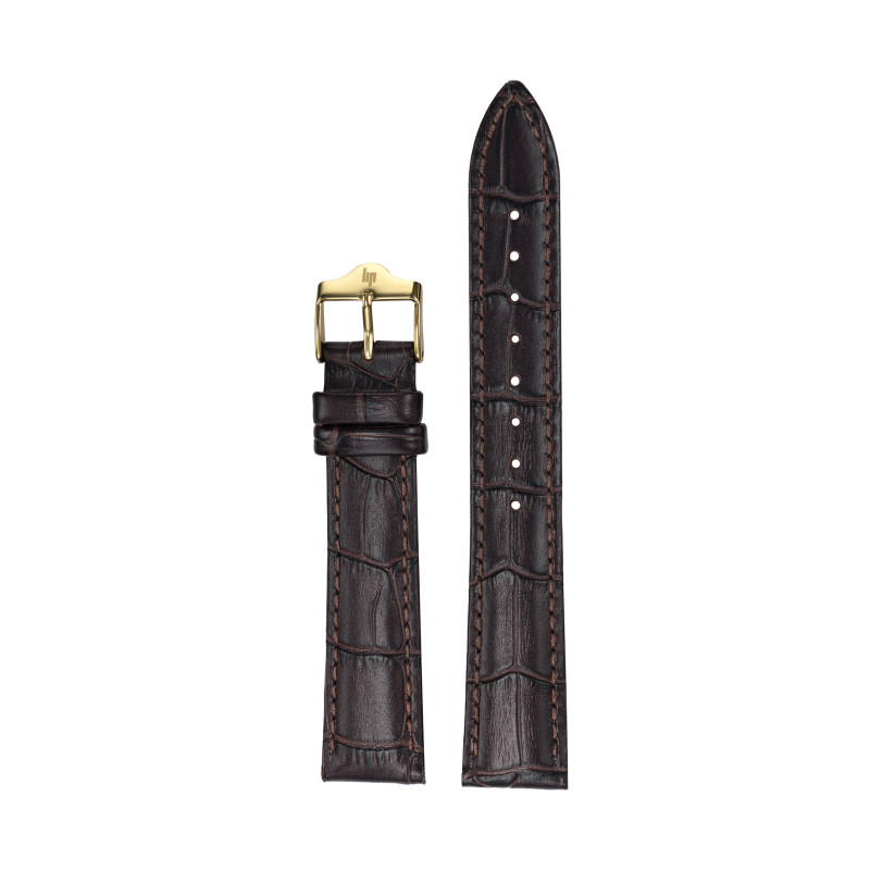 Montre LIP - BRACELET 18MM FACON CROCODILE CHOCOLAT