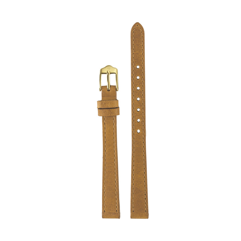 Montre LIP - WATCHSTRAP 10MM SMOOTH BROWN LEATHER