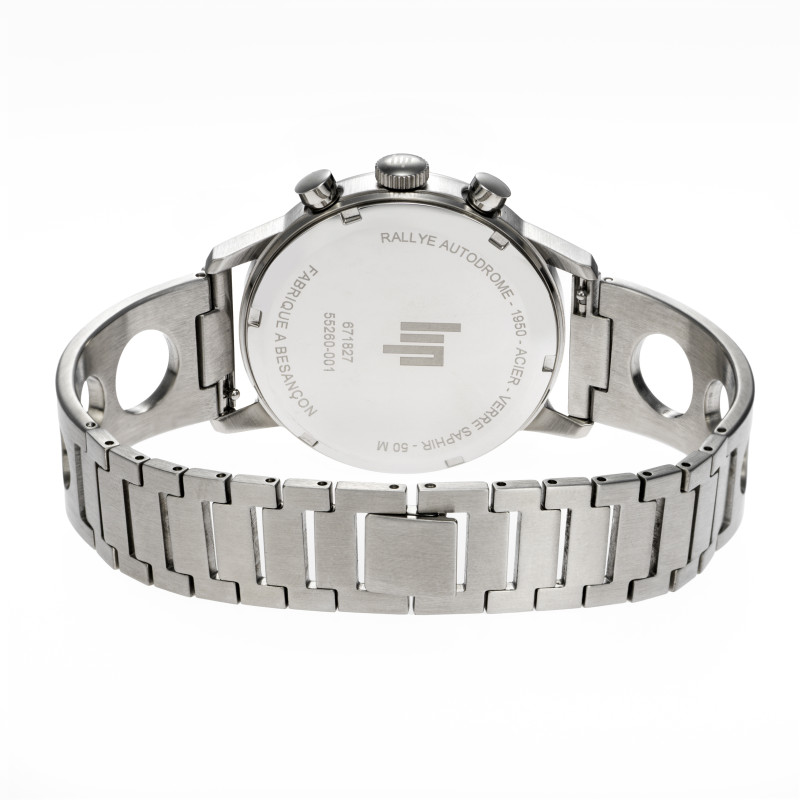 MONTRE LIP ACIER INOXYDABLE RALLYE CHRONOGRAPHE AUTODROME