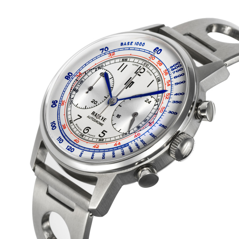 MONTRE LIP ACIER INOXYDABLE RALLYE CHRONOGRAPHE AUTODROME