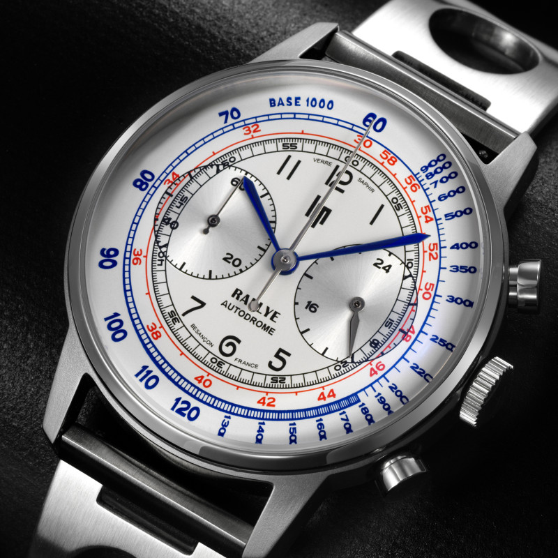 MONTRE LIP ACIER INOXYDABLE RALLYE CHRONOGRAPHE AUTODROME