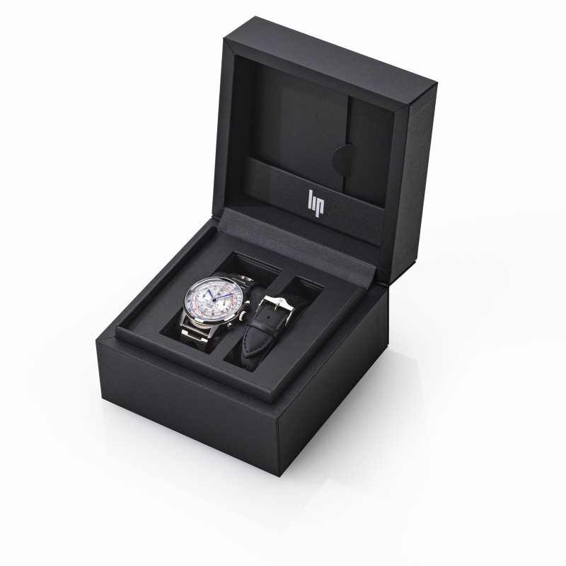 MONTRE LIP ACIER INOXYDABLE RALLYE CHRONOGRAPHE AUTODROME