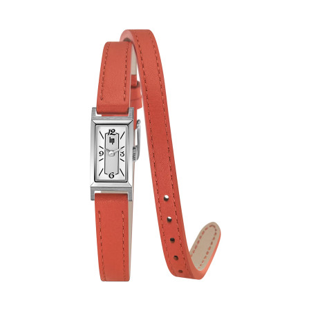 MONTRE LIP CHURCHILL T13 ACIER CUIR ORANGE DOUBLE TOUR