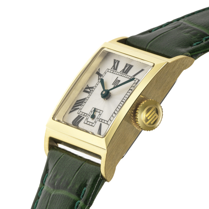 Montre Femme Churchill C18 Carrée Cuir Vert - LIP