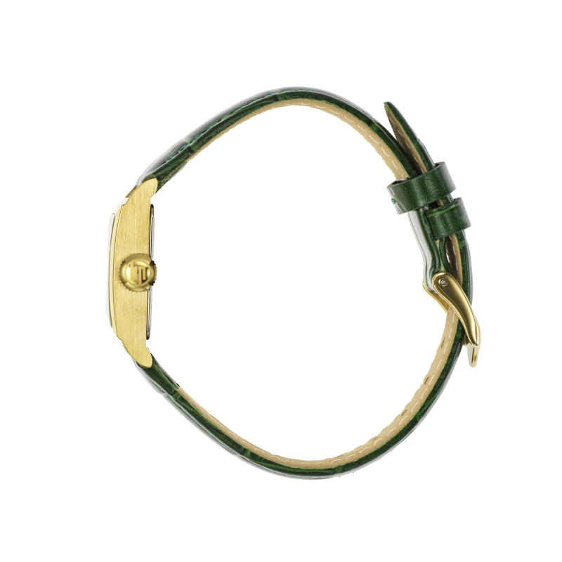 Montre Femme Churchill C18 Carrée Cuir Vert - LIP