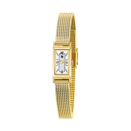 MONTRE LIP CHURCHILL T13 DOREE BRACELET MILANAIS DORE