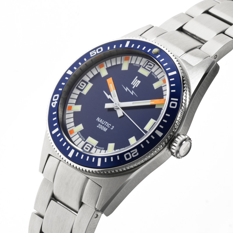 Nautic 3 Quartz 200 M 39 MM, vue cadran