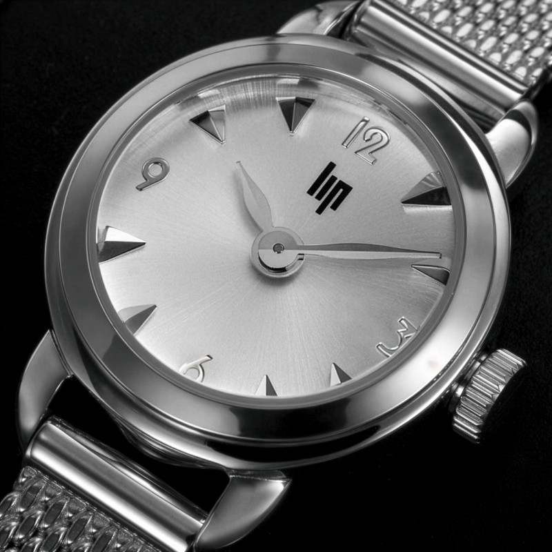 MONTRE LIP HENRIETTE ACIER BRACELET MILANAIS ARGENTE