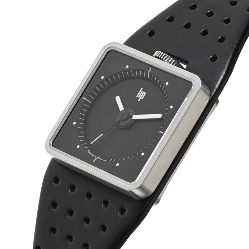 MONTRE HOMME AUTOMATIQUE BIG TV LIP CUIR NOIR| MONTRES LIP