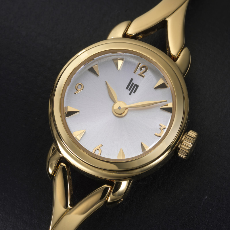 MONTRE FEMME BIJOU DORÉE LIP HENRIETTE – BRACELET ARTICULÉ | MONTRES LIP