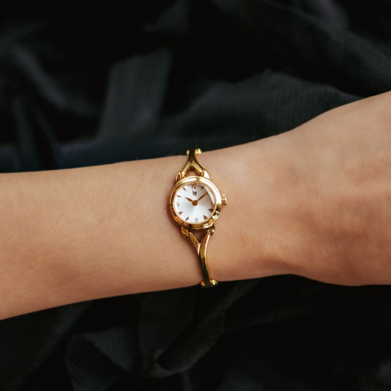 MONTRE FEMME BIJOU DORÉE LIP HENRIETTE – BRACELET ARTICULÉ | MONTRES LIP