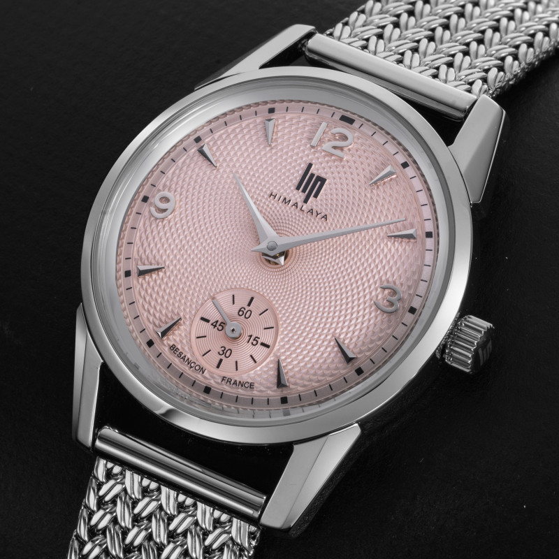 MONTRE FEMME ROSE LIP HIMALAYA – BRACELET MAILLE ACIER | MONTRES LIP