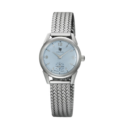 MONTRE FEMME BLEUE LIP HIMALAYA – BRACELET MAILLE ACIER | MONTRES LIP