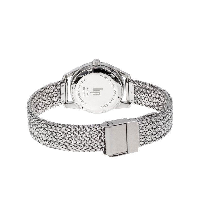 MONTRE FEMME BLEUE LIP HIMALAYA – BRACELET MAILLE ACIER | MONTRES LIP