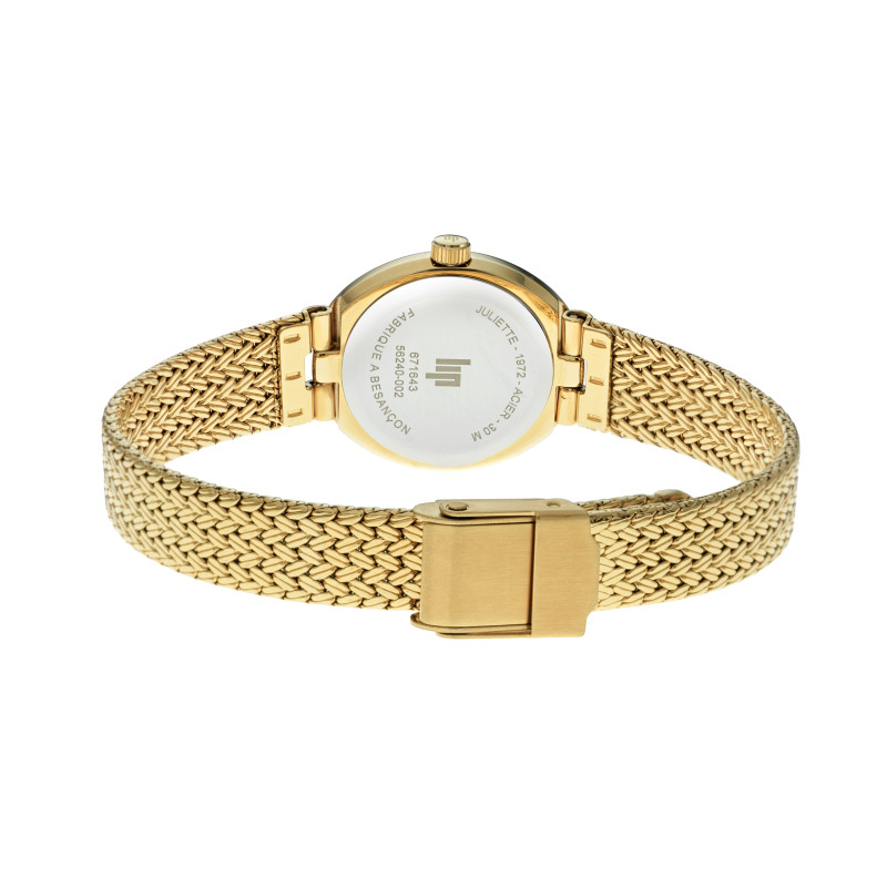 MONTRE BIJOU FEMME DORÉE JULIETTE – MONTRE LIP