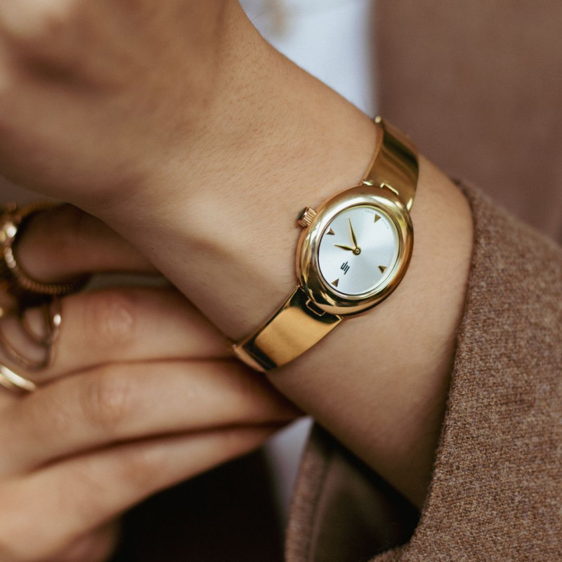 MONTRE BIJOU FEMME DORÉE JULIETTE BRACELET JONC – MONTRE LIP