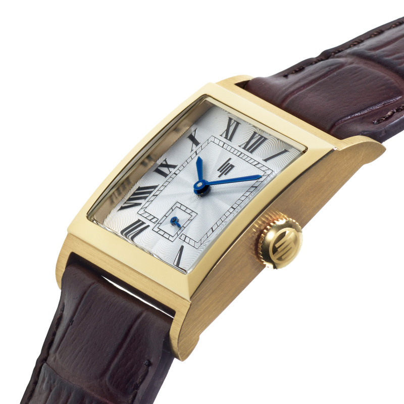 MONTRE MIXTE CARRÉE CHURCHILL C26 CUIR MARRON – MONTRE LIP