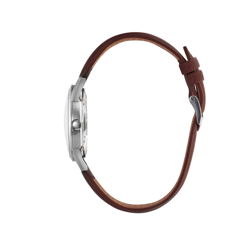 MONTRE MIXTE HIMALAYA CADRAN BLEU CUIR MARRON – MONTRE LIP