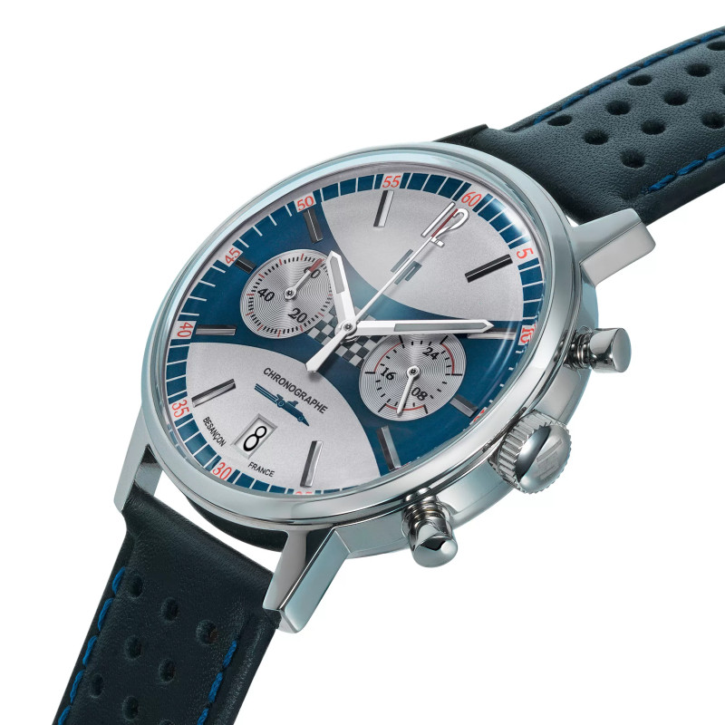 Rallye Méca Quartz Chronographe GPFH 39 mm, vue cadran