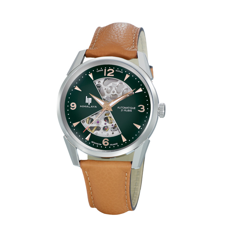 MONTRE HOMME AUTOMATIQUE HIMALAYA SABLIER VERTE – MONTRE LIP