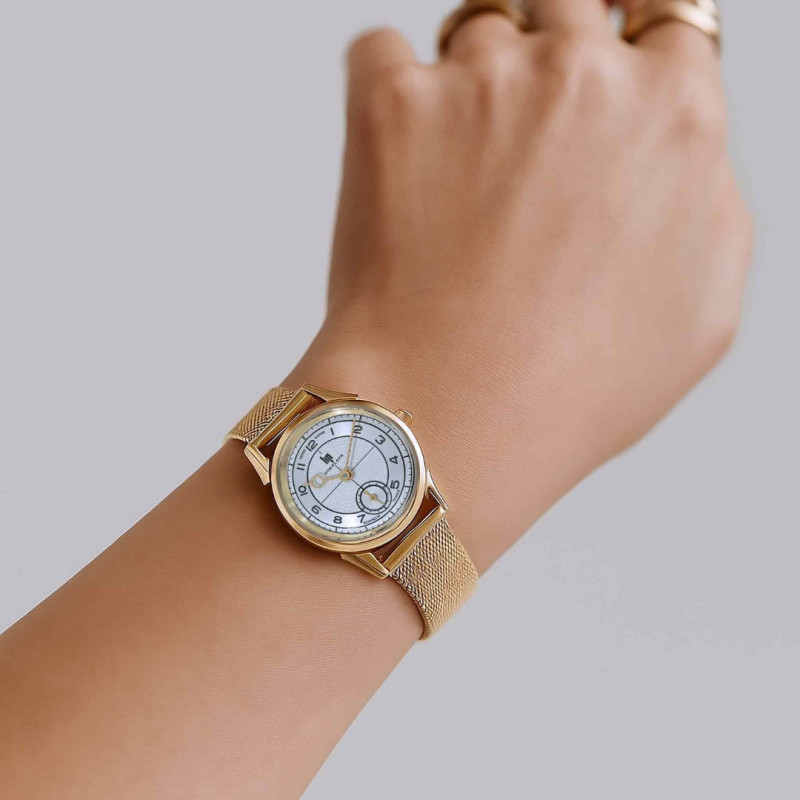 Women's Himalaya Sector Dial 29 mm Gold Mesh - LIP