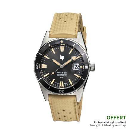 LIP Watch Nautic 666 - 200m Dive Watch