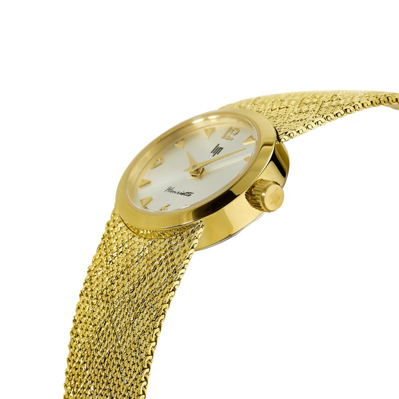 MONTRE LIP HENRIETTE DOREE BRACELET MAILLE POLONAISE DORE