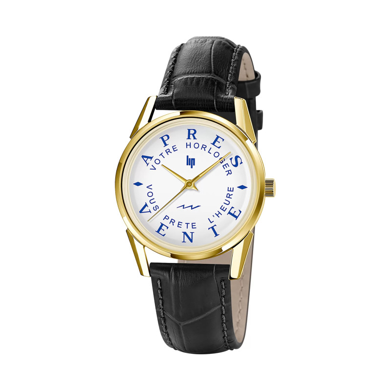 MONTRE LIP HIMALAYA SAV EDITION SPECIALE BRACELET CUIR NOIR