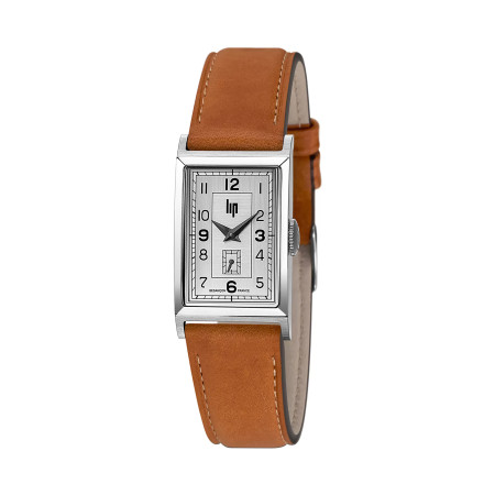 MONTRE LIP CHURCHILL T18 BRACELET CUIR MARRON