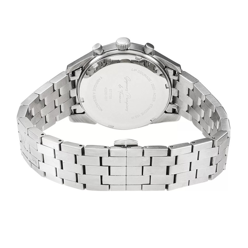 MONTRE LIP COURAGE 40 ACIER BRACELET METAL SAPEUR POMPIER