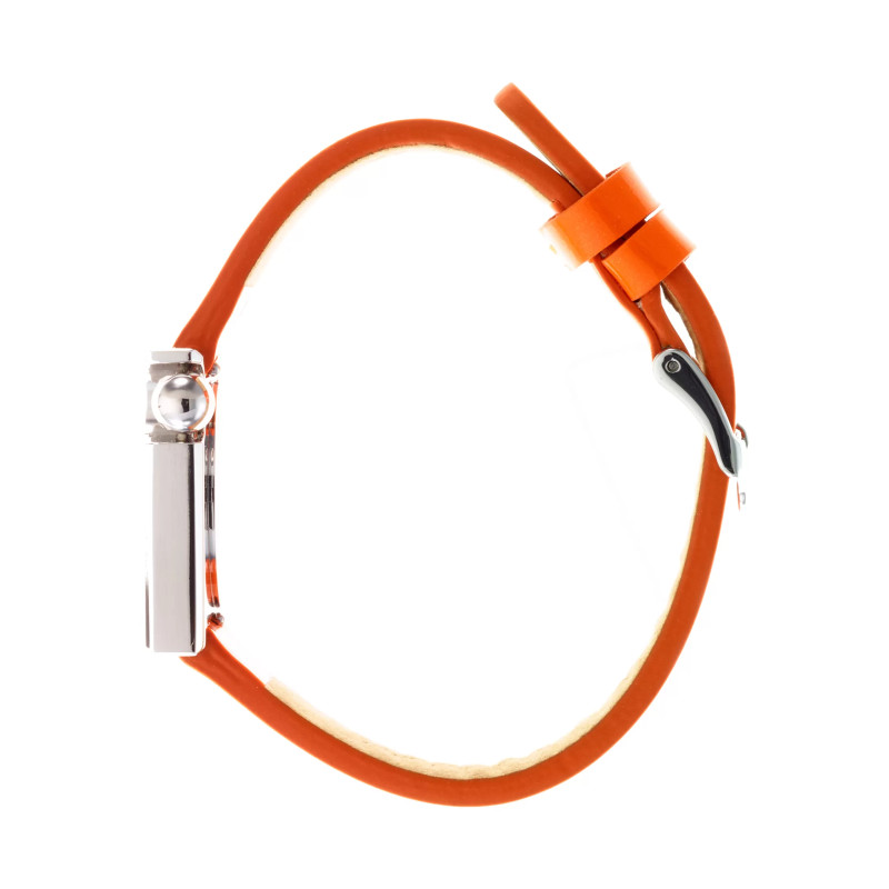 MONTRE LIP MACH2000 MINI MOON ACIER CUIR ORANGE