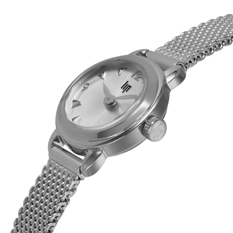 MONTRE LIP HENRIETTE ACIER BRACELET MILANAIS ARGENTE